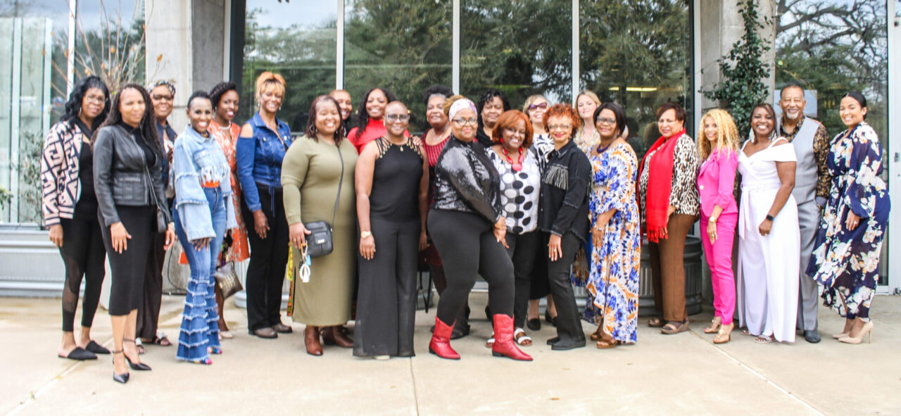 Group of ladies smiling